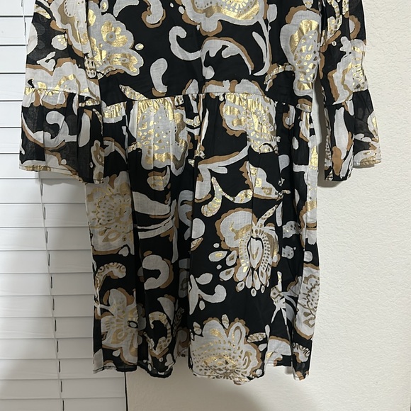 NWT Jude Connally Faith Dress Grand Floral Black - Picture 6 of 8